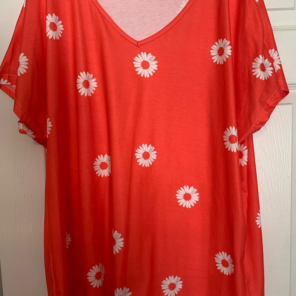 Orange Relaxed Blouse
